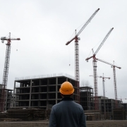 Construction site halted due to quantity surveyor shortage.