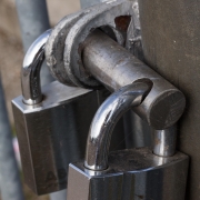 Unfinished hospital construction site with scaffolding.