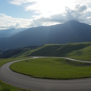 A9 road through a Scottish valley.