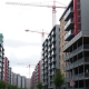 New homes being built in Dalmarnock, Glasgow.