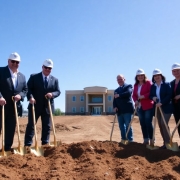 Groundbreaking ceremony for new Coventry diagnostic centre.