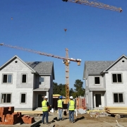 Construction of new social homes in West Lothian.