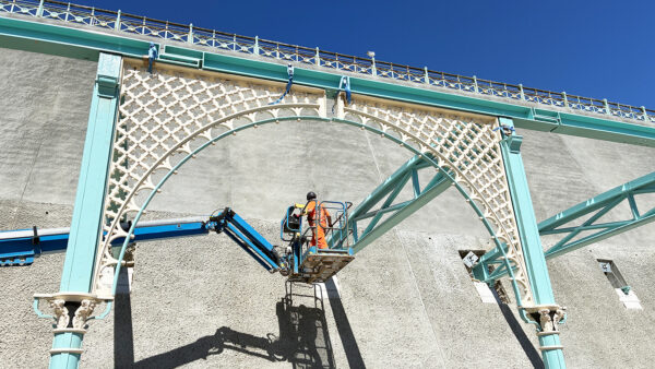 Brighton's cast iron Madeira Terrace undergoes major restoration project